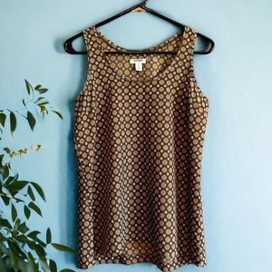 Old Navy Retro Floral Pattern Sleeveless Top